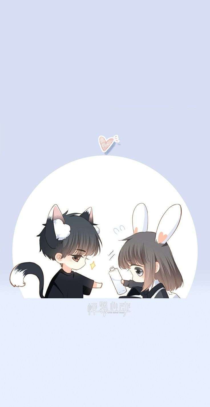 Ảnh Cặp Đôi Anime Chibi Cute