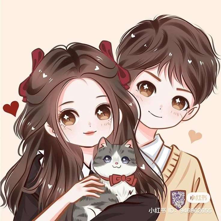 Ảnh Cặp Đôi Anime Chibi Cute