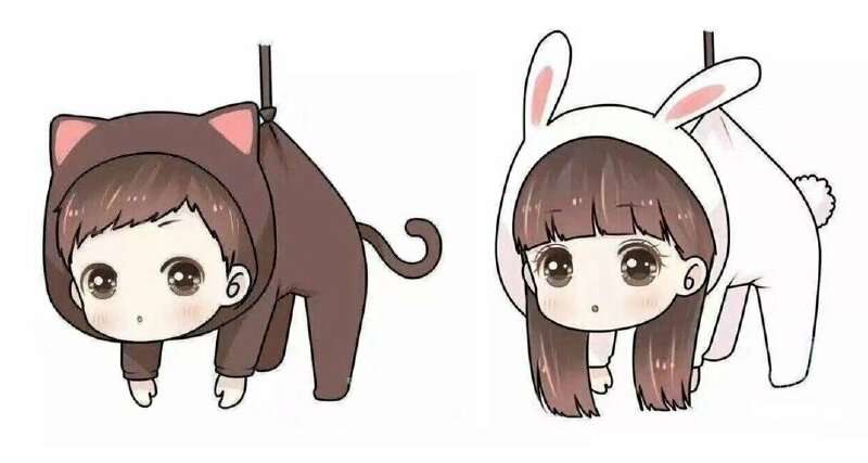 Ảnh Cặp Đôi Anime Chibi Cute